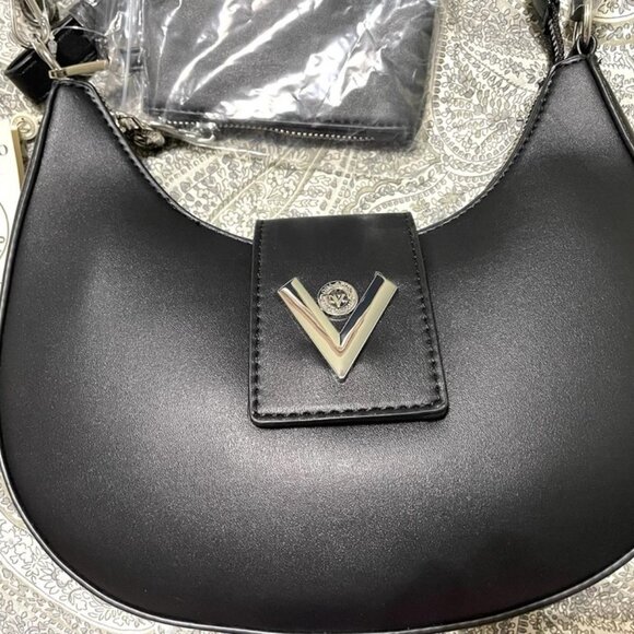 Valentino Orlandi Handbags - Valentino Orlandi Vegan Crescent Crossbody Bag